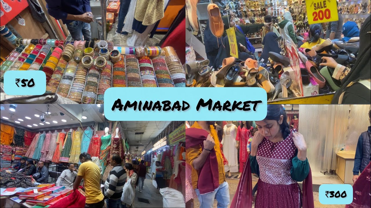 Aminabad Market Lucknow ️ cheapest market lucknowmarket 