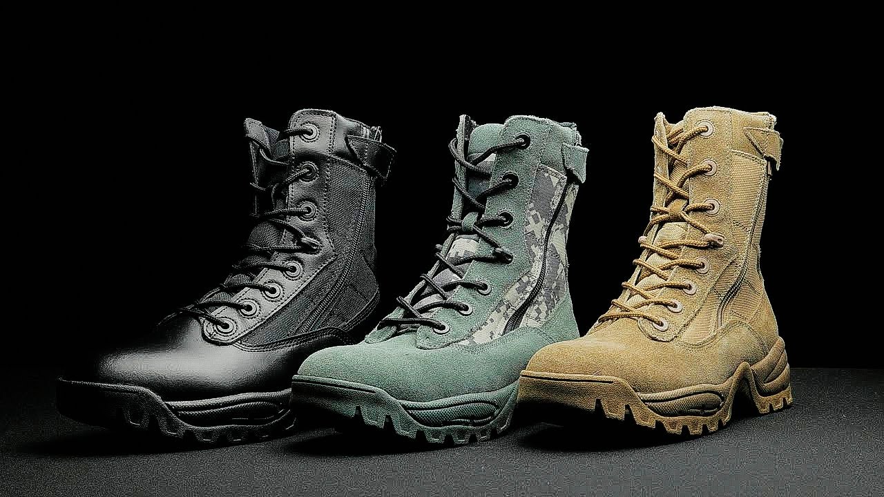 Mil Tec Tactical Boots Two Zippers