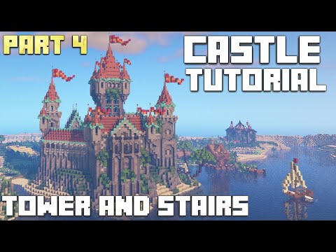 Minecraft Tutorial: How to Build a Castle Block by Block - Part 4 ...