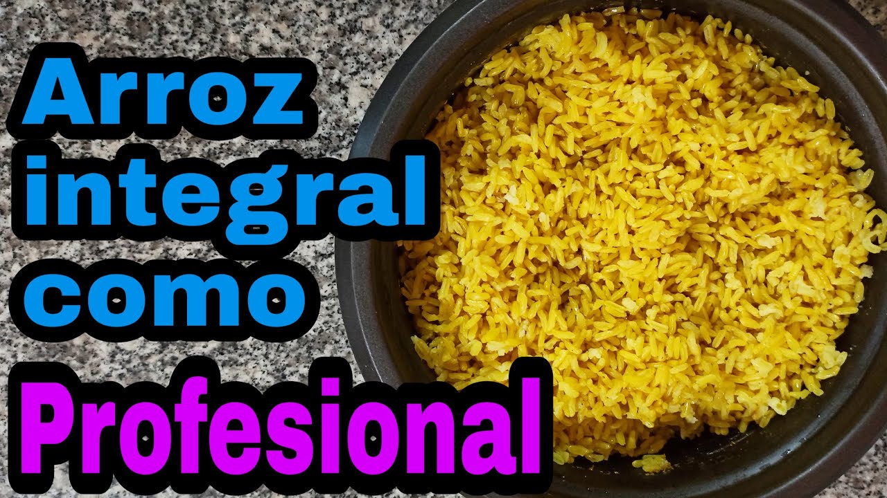 Cómo hacer arroz integral como profesional - Este es nuestro secreto.
