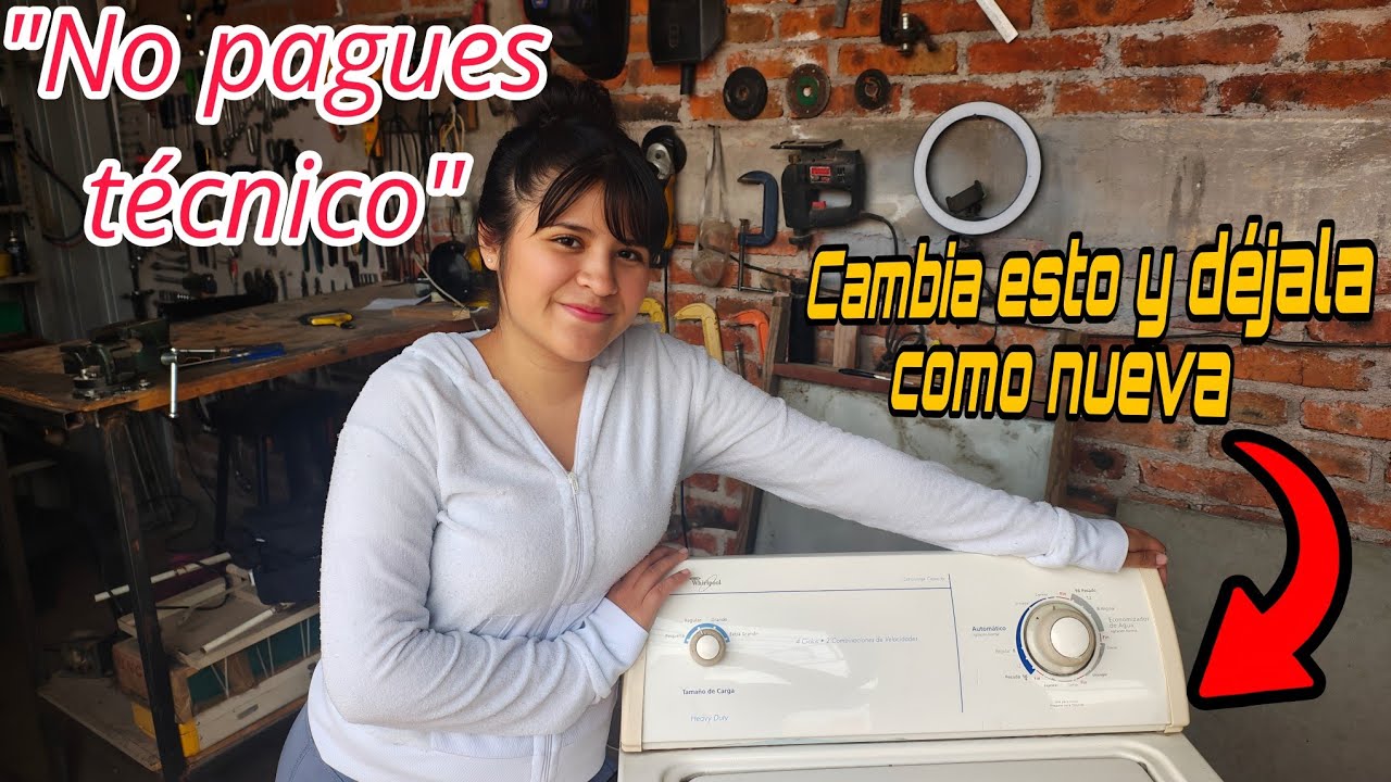 Como cambiar los baleros y el sello de agua de lavadora Whirlpool automática