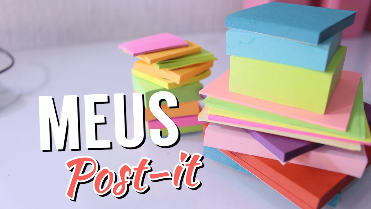MINHA COLEÇÃO DE POSTIT YouTube