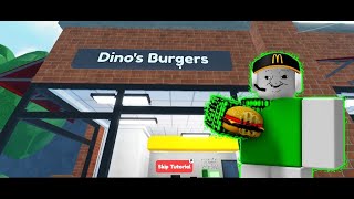 Working As a Burger Flipper (Roblox)
