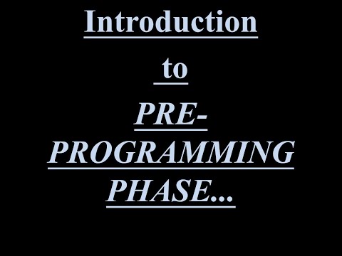 #Introduction to Pre-Programming Phase |#Programming|#coding|#python:-