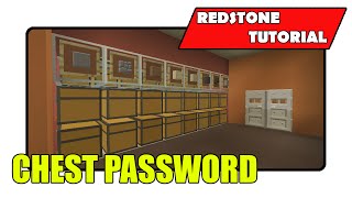 Auto Storage System Add On [Chest Password] Redstone Tutorial (Minecraft Xbox/PlayStation/PS Vita)