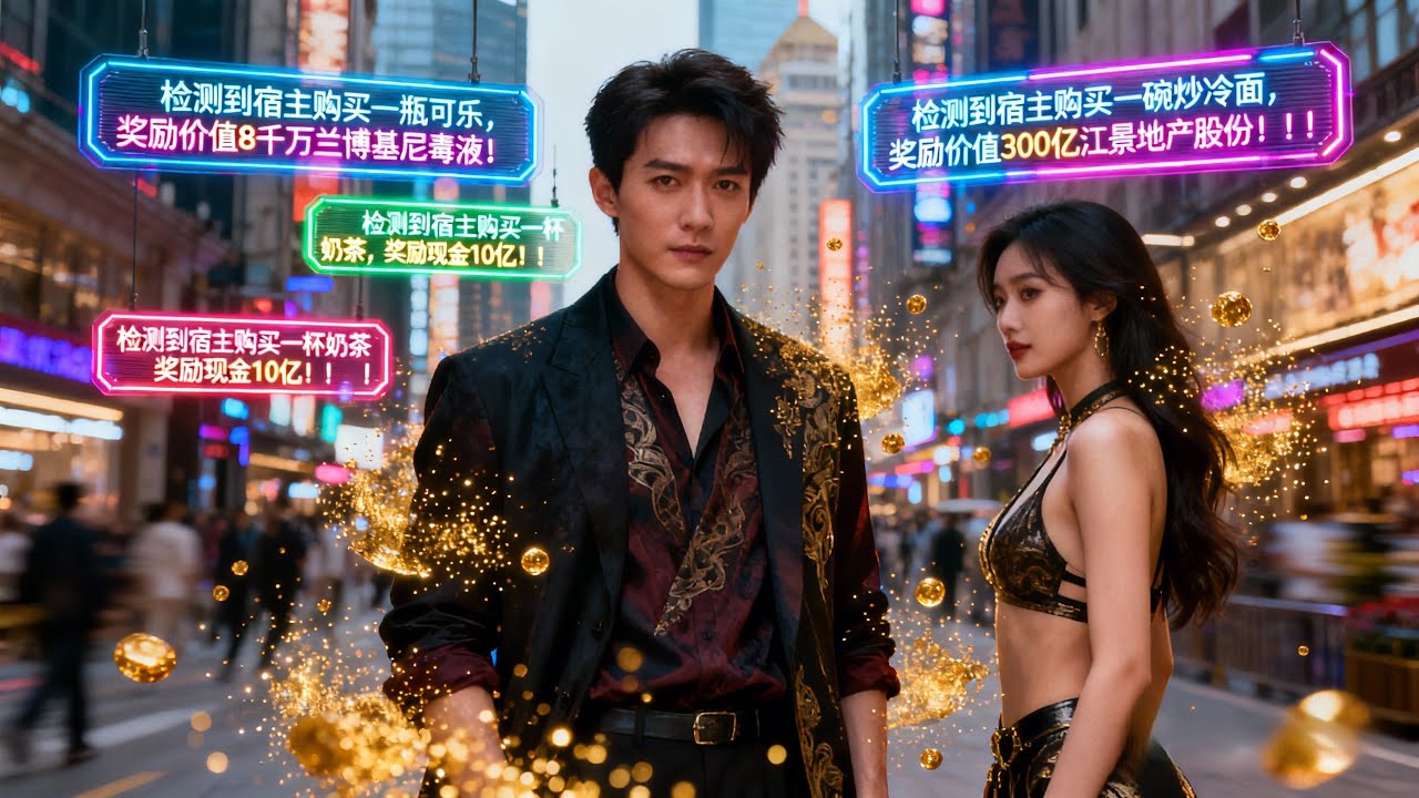 [Multi SUB] ｜“检测到宿主购买一瓶可乐，奖励价值8千万兰博基尼毒液！”“检测到宿主购买一杯奶茶，奖励现金10亿！！#下山追短剧#MiniDrama#精彩大陆短剧