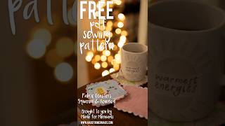Quick fabric coasters #sewing #sewingtutorial