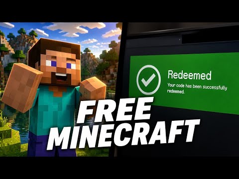 Get Free Minecraft Redeem code for Java and bedrock 