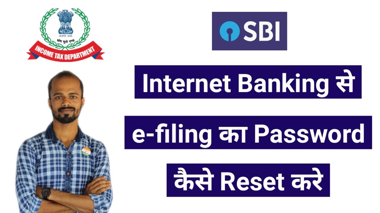 How to Reset Tax eFiling Password using SBI Banking