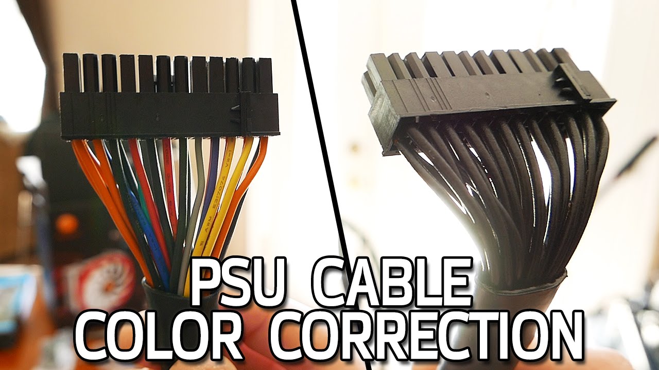 Power Supply Cable Color Correction