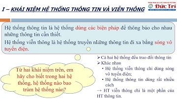Đức Trí_Công nghệ 12_Bài 17: Khái niệm hệ thống thông tin và viễn thông(tuần 15)