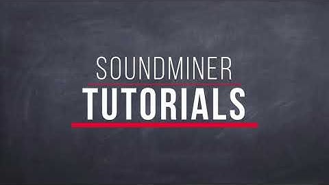 Soundminer V5 Pro - 01c The Quick Crash Course