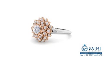 Saini Creation diamond jewellery Rendering output