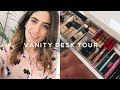 DOWNSIZING MY MAKEUP COLLECTION & DRESSING TABLE TOUR | Lily Pebbles