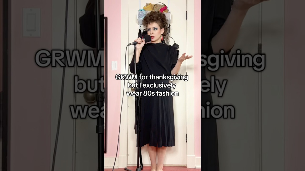 40s dress, 80s style - YouTube