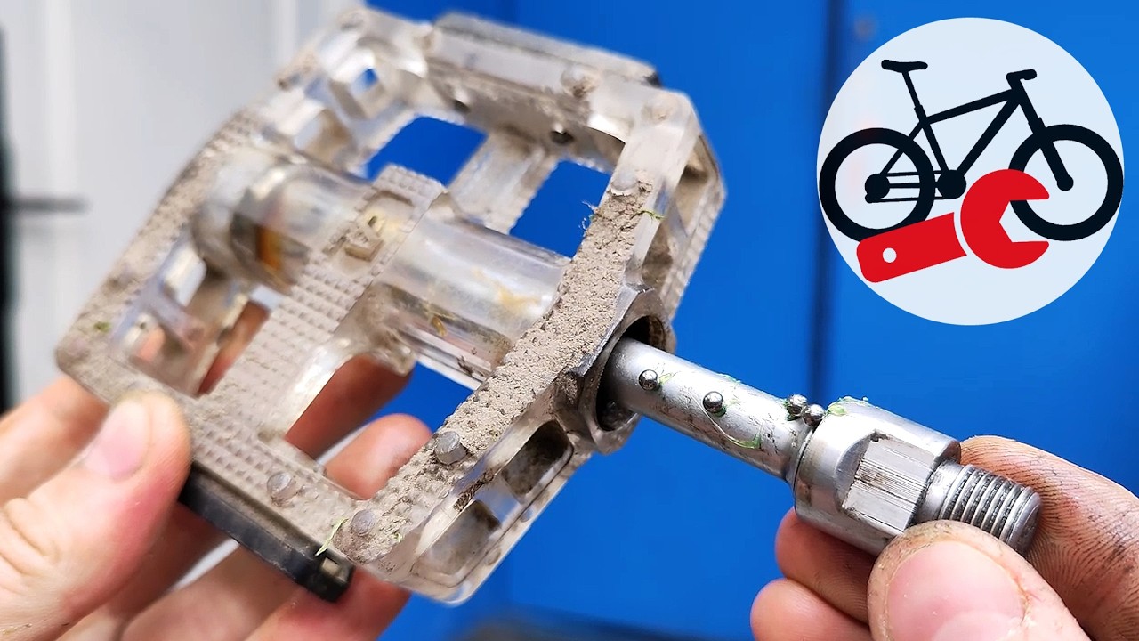 My bike is very noisy. How to maintain bicycle pedals