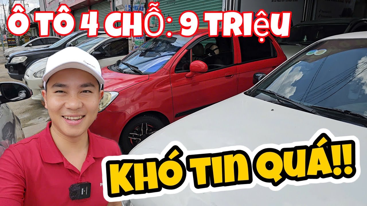 Sư phụ đổi xe bán rẻ 9 triệu 1 chiếc Hyundai 29tr Spark 39tr giá bèo như cho ở chợ ô tô Hòa Lợi BD