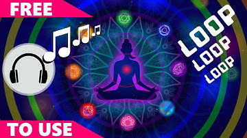 Meditation and Chakras Animated Background Loop : 4K Moving Wallpaper