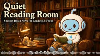 Quiet Reading Room 📖 1 Hour Smooth Bossa Nova for Reading, Study & Deep Focus screenshot 4