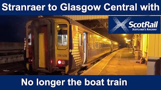 Stranraer to Glasgow  no longer the boat train