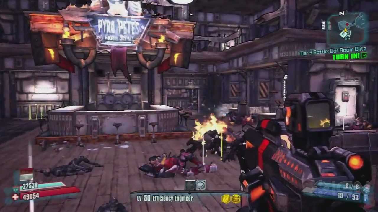  Borderlands  2 Tier 3  Battle Bar Room  Blitz Walkthrough 