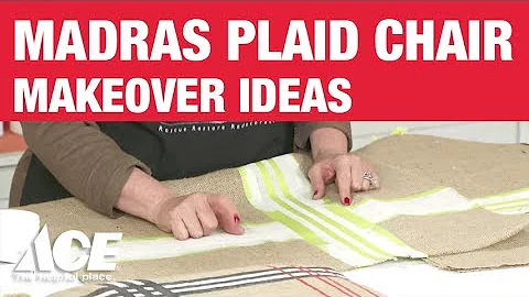 How To Paint a Madras Plaid Chair - Ace Hardware