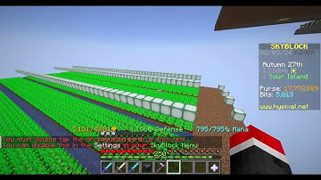 Farming Noob vs Pro Hypixel Skyblock