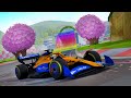 Racing 2022 Formula 1 Cars on a MARIO KART TRACK! WHAT A SPECTACLE! (Royal Raceway)