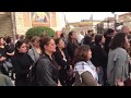 تشييع جثمان الفقيدة ريم بنا على أنغام موطني و النشيد الوطني   