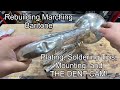 Restoring a Marching Baritone- Plating, Soldering Tips, DENT CAM!!- band instrument repair