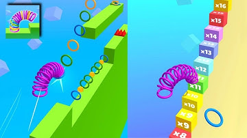 MAX LEVEL in Slinky Run All Levels Gameplay | #SlinkyRun #mobilegame