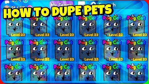 HOW to DUPE PETS in Bubble Gum Clicker