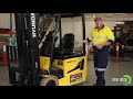 Forklift Licence Training - Electric Pre and Post Start Inspection