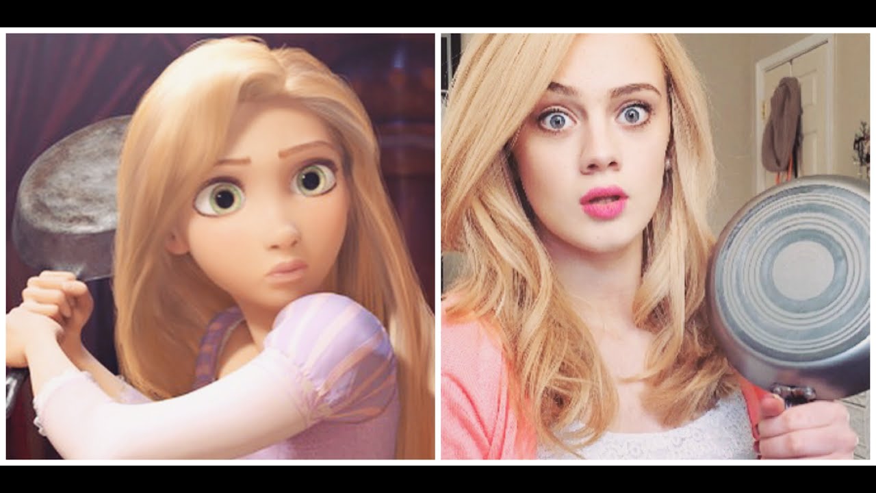 Disneys Tangled Rapunzel Inspired Makeup Tutorial YouTube