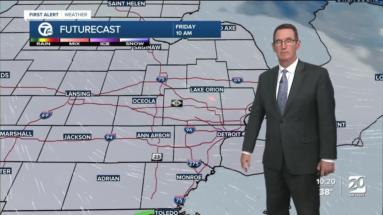 Rain moves in Friday night - YouTube