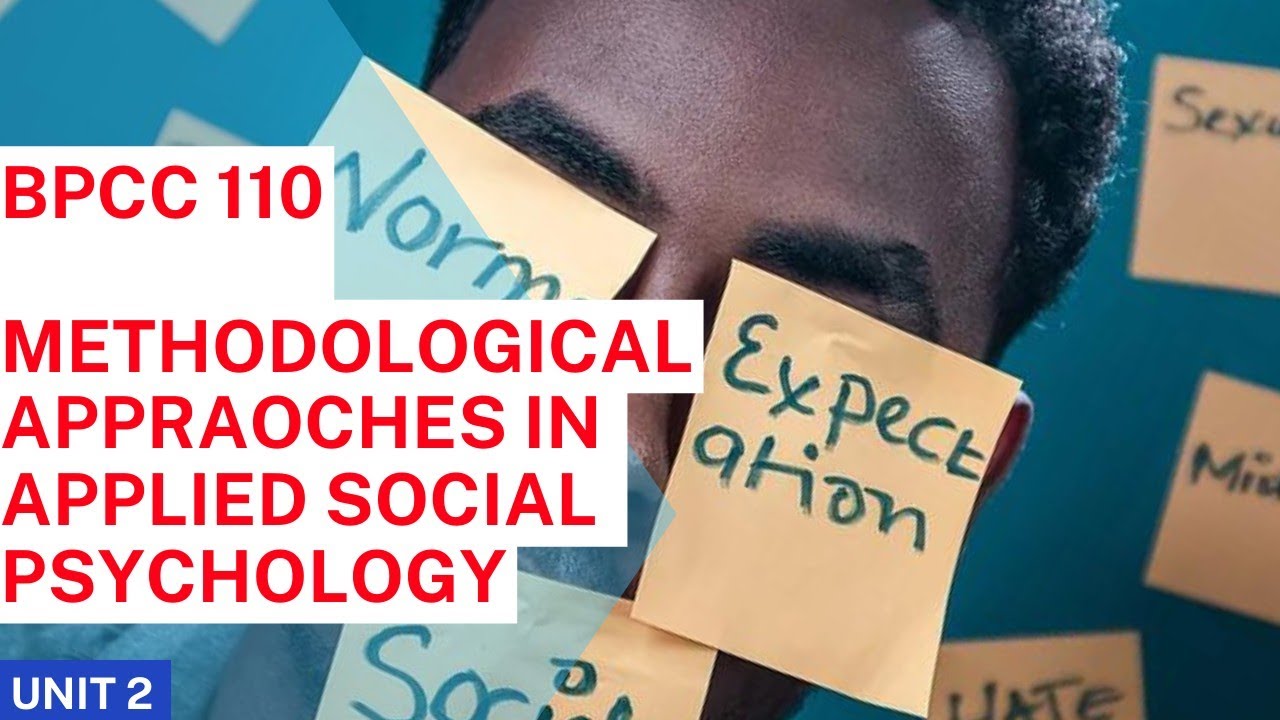 Applied social psychology || UNIT 2 || - YouTube