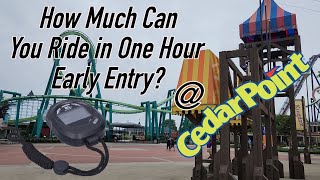How Much Can YOU Ride at Cedar Point For Early Entry