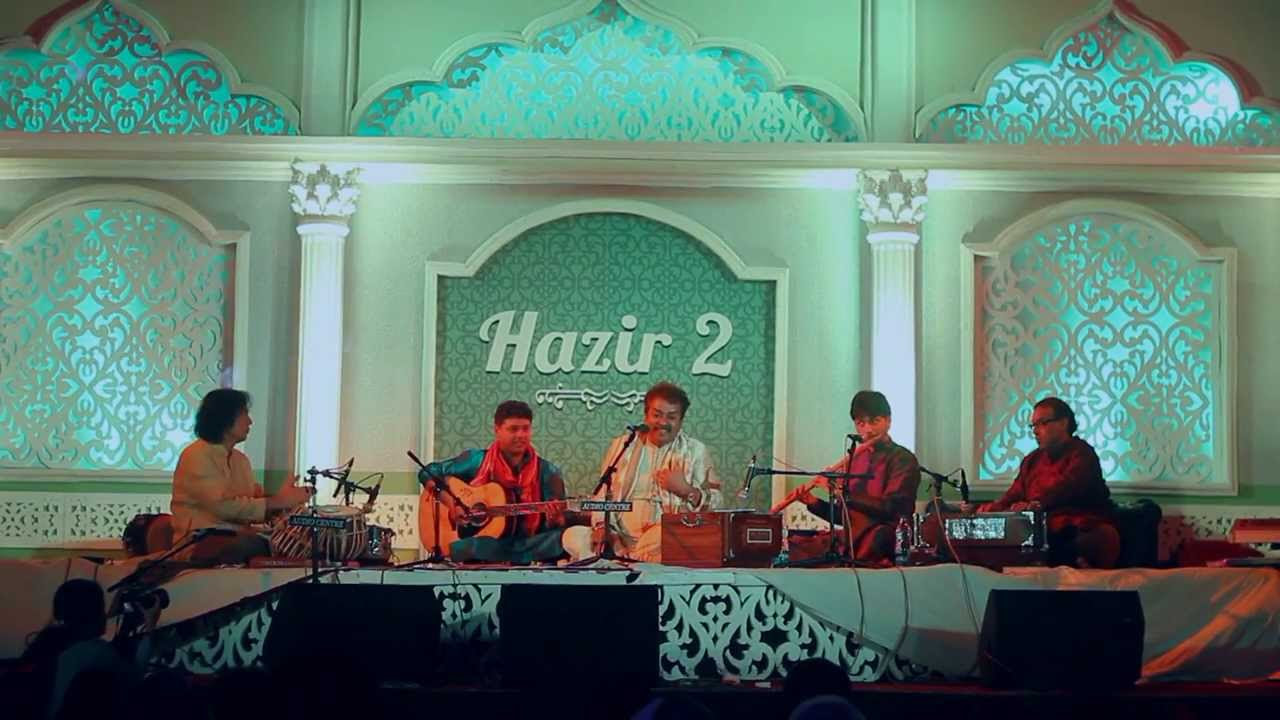 The first look    Hazir2 launch event   Hariharan with Ustad Zakir Hussain