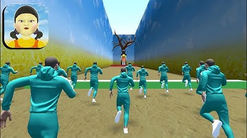 Squid Game 3D 🦑🥷🦑 All Levels Gameplay Android,ios