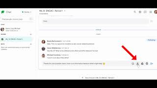 Video 4: Google Chat: Message Features in a Room or Thread