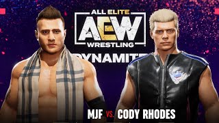 AEW: Fight Forever MJF VS CODY RHODES