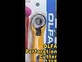 OLFA perforation cutter 235B  satisfying paper cut tear #Shorts