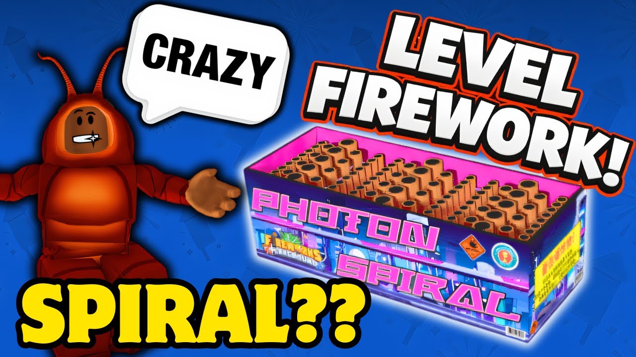 WOW! 221x Photon Spiral Firework In Roblox! (Fireworks Playground