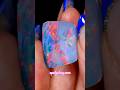 Opal Doublet 11.9ct Red Multicolor Fire