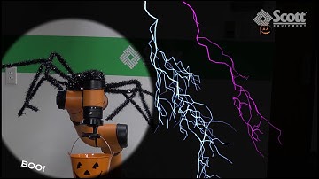 Scott Equipment Company - Aubo Collaborative Robot Halloween Video