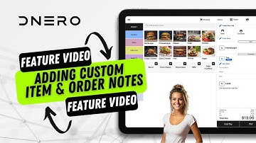 FEATURE VIDEO - ADDING CUSTOM ITEM & ORDER NOTES
