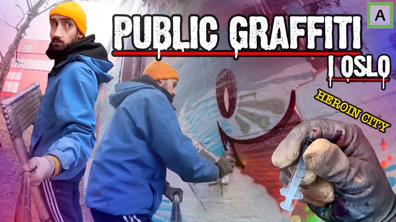PYNTER OPP PÅ SPRØYTESPOTTEN 💉💉💉 + BEEF?? | OSLO GRAFFITI | HAUSMANIA