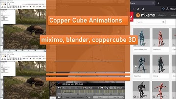 How to animate Copper Cube 3d characters