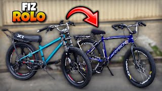 TROQUEI MINHA BIKE MONTADINHA NUMA RAIO ARO 24