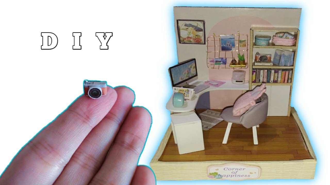 DIY MINIATURE DOLLHOUSE corner of happiness world of creativity